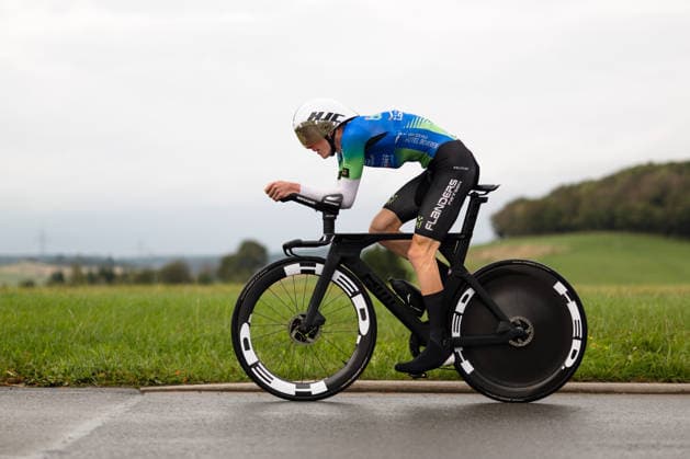 Radsport, 1.Etappe Sauerlandrundfahrt, Einzelzeitfahren über 13,5km, 04.09.2026 Noah Brits (BEL, Benediction Banafrica Team) Brilon Nordrhein-Westfalen Deutschland Copyright: xMarcelxHilgerx