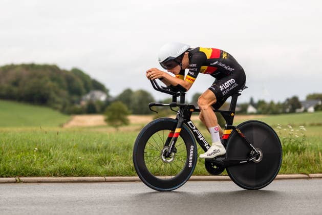 Radsport, 1.Etappe Sauerlandrundfahrt, Einzelzeitfahren über 13,5km, 04.09.2026 Alexandre Kess (GER, Team Lotto Kern-Haus Outlet Montabaur) Brilon Nordrhein-Westfalen Deutschland Copyright: xMarcelxHilgerx