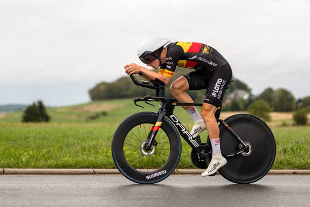 Radsport, 1.Etappe Sauerlandrundfahrt, Einzelzeitfahren über 13,5km, 04.09.2026 Alexandre Kess (GER, Team Lotto Kern-Haus Outlet Montabaur) Brilon Nordrhein-Westfalen Deutschland Copyright: xMarcelxHilgerx