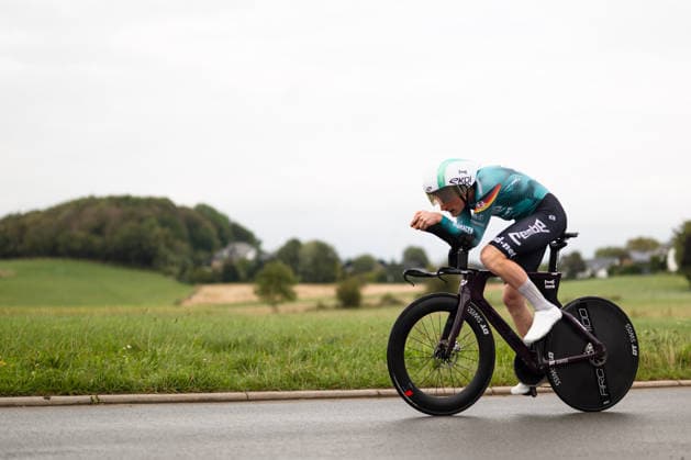 Radsport, 1.Etappe Sauerlandrundfahrt, Einzelzeitfahren über 13,5km, 04.09.2026 Ole Theiler (GER, REMBE rad-net) Brilon Nordrhein-Westfalen Deutschland Copyright: xMarcelxHilgerx