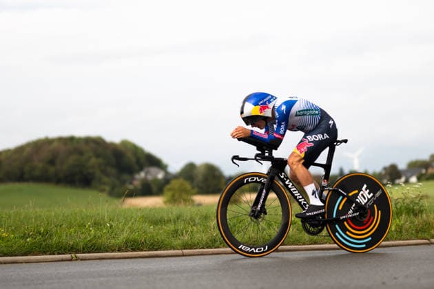 Radsport, 1.Etappe Sauerlandrundfahrt, Einzelzeitfahren über 13,5km, 04.09.2026 Paul Fietzke (GER, Red Bull - BORA - hansgrohe Rookies) Brilon Nordrhein-Westfalen Deutschland Copyright: xMarcelxHilgerx