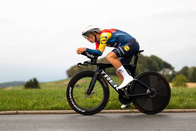 Radsport, 1.Etappe Sauerlandrundfahrt, Einzelzeitfahren über 13,5km, 04.09.2026 Benedikt Benz (GER, Lidl - Trek Future Racing) Brilon Nordrhein-Westfalen Deutschland Copyright: xMarcelxHilgerx