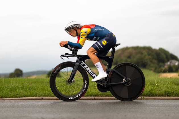 Radsport, 1.Etappe Sauerlandrundfahrt, Einzelzeitfahren über 13,5km, 04.09.2026 Benedikt Benz (GER, Lidl - Trek Future Racing) Brilon Nordrhein-Westfalen Deutschland Copyright: xMarcelxHilgerx