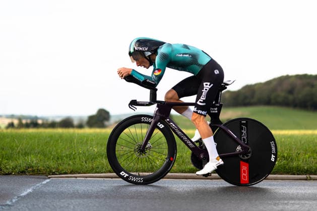 Radsport, 1.Etappe Sauerlandrundfahrt, Einzelzeitfahren über 13,5km, 04.09.2026 Leon Arenz (GER, REMBE rad-net Brilon Nordrhein-Westfalen Deutschland Copyright: xMarcelxHilgerx