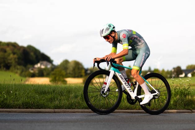 Radsport, 1.Etappe Sauerlandrundfahrt, Einzelzeitfahren über 13,5km, 04.09.2026 Eric Meinberg (GER, Benotti Berthold) Brilon Nordrhein-Westfalen Deutschland Copyright: xMarcelxHilgerx