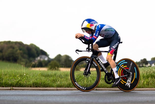 Radsport, 1.Etappe Sauerlandrundfahrt, Einzelzeitfahren über 13,5km, 04.09.2026 Noah Lindholm Moller Andersen (DEN, Red Bull - BORA - hansgrohe Rookies) Brilon Nordrhein-Westfalen Deutschland Copyright: xMarcelxHilgerx