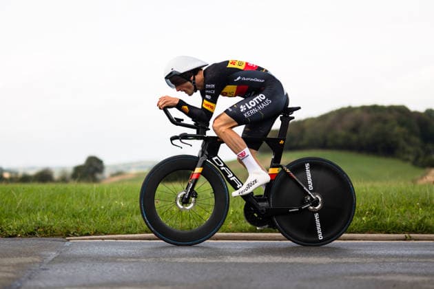 Radsport, 1.Etappe Sauerlandrundfahrt, Einzelzeitfahren über 13,5km, 04.09.2026 Ben Felix Jochum (GER, Team Lotto Kern-Haus Outlet Montabaur) Brilon Nordrhein-Westfalen Deutschland Copyright: xMarcelxHilgerx