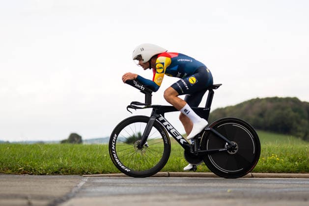 Radsport, 1.Etappe Sauerlandrundfahrt, Einzelzeitfahren über 13,5km, 04.09.2026 Martin Pedersen (DEN, Lidl - Trek Future Racing) Brilon Nordrhein-Westfalen Deutschland Copyright: xMarcelxHilgerx