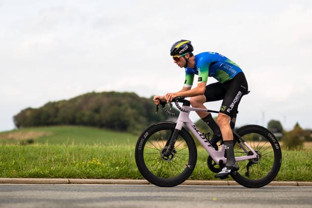 Radsport, 1.Etappe Sauerlandrundfahrt, Einzelzeitfahren über 13,5km, 04.09.2026 Elias Reyns (BEL, Benediction Banafrica Team) Brilon Nordrhein-Westfalen Deutschland Copyright: xMarcelxHilgerx