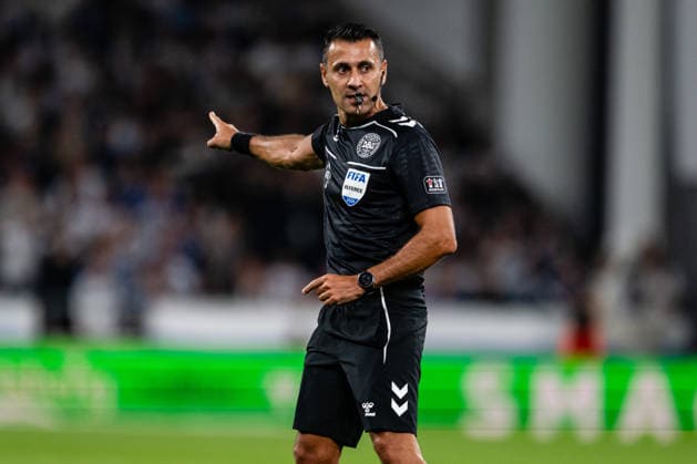FC Copenhagen v FC Nordsjaelland, 3F Superliga football, Copenhagen, Denmark Copenhagen, Denmark. 03rd, September 2026. Referee Sandi Putros seen during the 3F Superliga match between FC Copenhagen and FC Nordsjaelland at Parken in Copenhagen. Denmark, Copenhagen, Parken  Copyright: xGonzalesxPhoto TobiasxJorgensenx