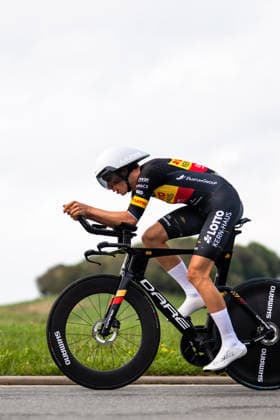 Radsport, 1.Etappe Sauerlandrundfahrt, Einzelzeitfahren über 13,5km, 04.09.2026 Arno Wallenborn (GER, Team Lotto Kern-Haus Outlet Montabaur) Brilon Nordrhein-Westfalen Deutschland Copyright: xMarcelxHilgerx