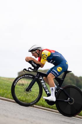 Radsport, 1.Etappe Sauerlandrundfahrt, Einzelzeitfahren über 13,5km, 04.09.2026 Louis Leidert (GER, Lidl - Trek Future Racing) Brilon Nordrhein-Westfalen Deutschland Copyright: xMarcelxHilgerx