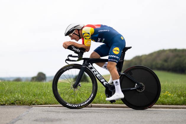 Radsport, 1.Etappe Sauerlandrundfahrt, Einzelzeitfahren über 13,5km, 04.09.2026 Louis Leidert (GER, Lidl - Trek Future Racing) Brilon Nordrhein-Westfalen Deutschland Copyright: xMarcelxHilgerx