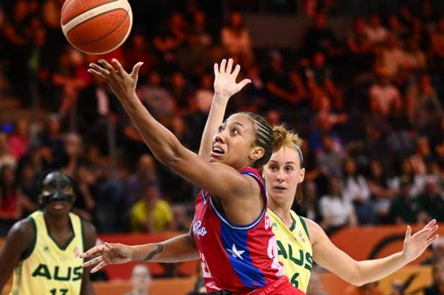 Australia v Puerto Rico - FIBA Women s Basketball World Cup 2026 BERLIN, GERMANY - SEPTEMBER 04 : Guirantes Arella guard of Puerto Rico during the FIBA Women s Basketball World Cup group C phase match between Australia and Puerto Rico in Berlin on September 4, 2026 in Berlin, Germany, 04 09 2026 Berlin Germany  Copyright: xVincentxKalutx