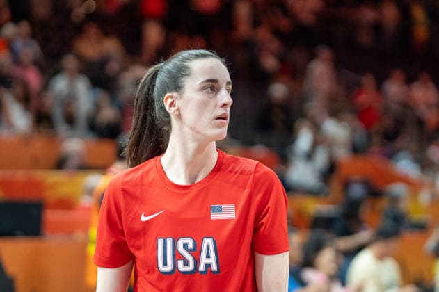 Deutschland: Basketball, FIBA Women™s World Cup, USA vs. China am 04.09.2026 in Berlin (Max-Schmeling-Halle): Caitlin Clark (USA, 12) Copyright: xSvenxHeidmannx