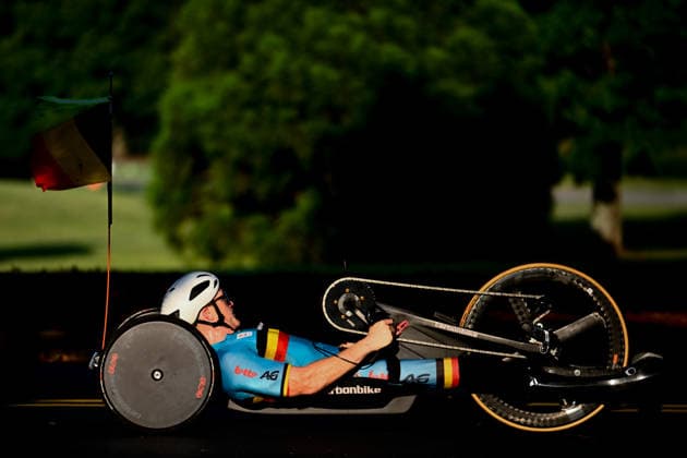 2026 UCI Para-cycling Road World Championships Picture by Olly Hassell SWpix.com - 03 09 2026 - Cycling - 2026 UCI Para-cycling Road World Championships - Huntsville, Alabama, United States of America - Training Practise - Marvin Odent (Belgium) Copyright: x xSWpix.comx(t axPhotographyxHubxLtd)xOllyxHassell SWpix.comx SWP-3030-22043