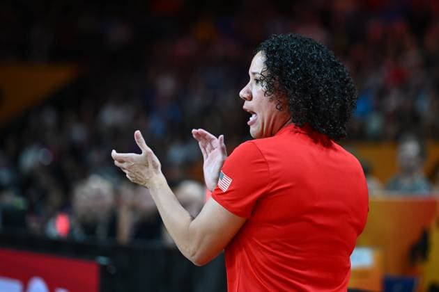 USA v China - FIBA Women s Basketball World Cup 2026 Media Activities 02 09 2026 BERLIN, GERMANY - SEPTEMBER 02 : Lawson Kara head coach of United States of America pictured during media activities ahead of the upcoming FIBA Women s Basketball World Cup group D phase match between USA and China in Berlin on September 2, 2026 in Berlin, Germany, 02 09 2026 Berlin Germany  Copyright: xVincentxKalutx