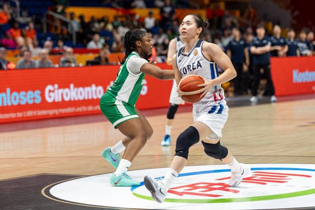 k11 im Dribbling, GER, Korea vs. Nigeria, Basketball, FIBA Women s World Cup 2026, Gruppenphase, Spieltag 1, 04.09.2026 GER, Korea vs. Nigeria, Basketball, FIBA Women s World Cup 2026, Spieltag 1, 04.09.2026 Berlin Copyright: xEibner-Pressefoto MaxxVincenx EP_MVN