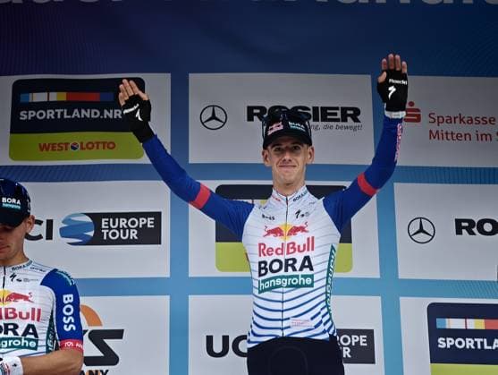04.09.2026 xkhx Sauerland Rundfahrt 2026 internationales Etappenrennen Etappe 2 Sieger Max Bock (Red Bull - Bora - hansgrohe Rookies)