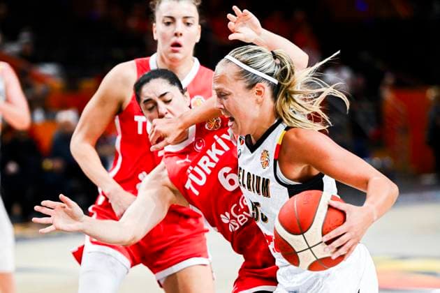 Belgium v Turkey - FIBA Women s Basketball World Cup 2026 BERLIN, GERMANY - SEPTEMBER 04 : Allemand Julie point guard of Belgium in action during the FIBA Women s Basketball World Cup group C phase match between Belgium and Turkey in Berlin on September 4, 2026 in Berlin, Germany, 04 09 2026 Berlin Germany  Copyright: xVincentxKalutx