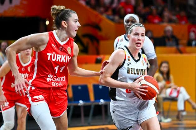 Belgium v Turkey - FIBA Women s Basketball World Cup 2026 BERLIN, GERMANY - SEPTEMBER 04 : Delaere Antonia small forward of Belgium in action during the FIBA Women s Basketball World Cup group C phase match between Belgium and Turkey in Berlin on September 4, 2026 in Berlin, Germany, 04 09 2026 Berlin Germany  Copyright: xVincentxKalutx