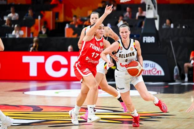 Belgium v Turkey - FIBA Women s Basketball World Cup 2026 BERLIN, GERMANY - SEPTEMBER 04 : Delaere Antonia small forward of Belgium in action during the FIBA Women s Basketball World Cup group C phase match between Belgium and Turkey in Berlin on September 4, 2026 in Berlin, Germany, 04 09 2026 Berlin Germany  Copyright: xVincentxKalutx
