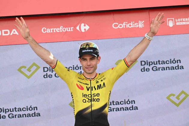 04-09-2026 Vuelta A Espana; Tappa 13 Almunecar - Loja; 2026, Visma - Lease A Bike; Van Aert, Wout; Loja; 