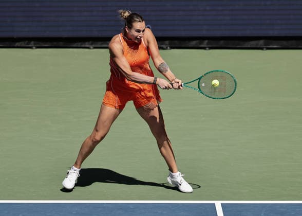 Aryna Sabalenka,Tattoo, US Open Championships, Billie Jean King National Tennis Center, Flushing Meadows, New York, USA . *** Aryna Sabalenka, tattoo, U.S. Open Championships, Billie Jean King National Tennis Center, Flushing Meadows, New York, USA Copyright: xJuergenxHasenkopfx