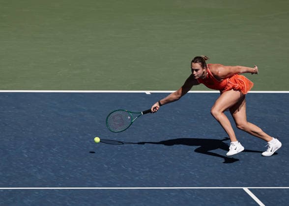 Aryna Sabalenka, US Open Championships, Billie Jean King National Tennis Center, Flushing Meadows, New York, USA . *** Aryna Sabalenka, U.S. Open, Billie Jean King National Tennis Center, Flushing Meadows, New York, USA Copyright: xJuergenxHasenkopfx