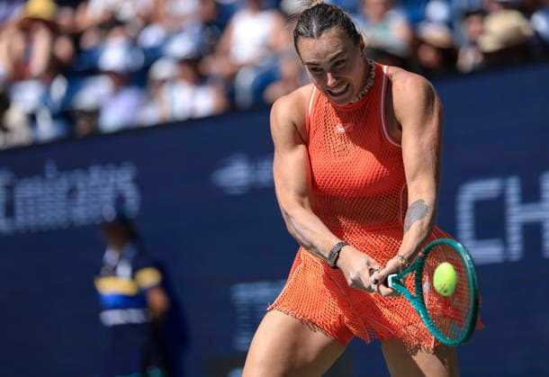 US Open tennis tournament - Day 6 Aryna Sabalenka of Belarus in action against Kamilla Rakhimova of Uzbekistan during the Women‚Äôs Singles round 3 of the US Open Tennis Championship at the USTA Billie Jean King National Tennis Center in Flushing Meadows, New York, USA, 04 September 2026. The 2026 US Open tournament runs from 23 August through 13 September. FLUSHING MEADOWS NEW YORK United States  Copyright: xCRISTOBALxHERRERA-ULASHKEVICHx