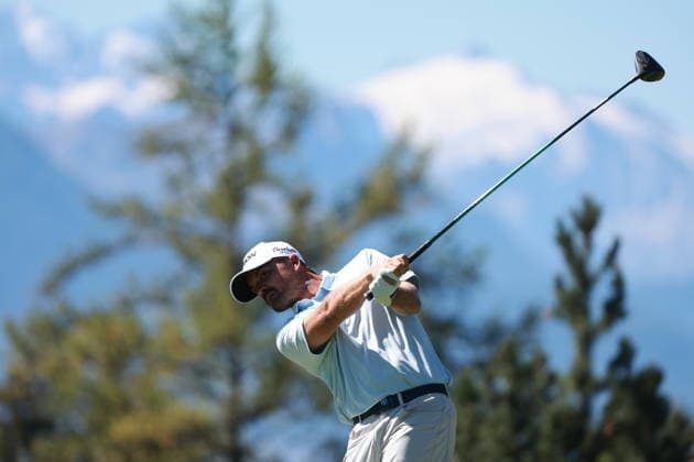 Omega European Masters 2026 - Day Two Brandon Robinson Thompson of England plays during the second round of the 2026 Omega European Masters at the Golf de Crans-sur-Sierre in Crans-Montana, Switzerland, on September 4, 2026. Crans-Montana Switzerland  Copyright: xRemyxGrosx originalFilename:gros-notitle260904_npjZO.jpg