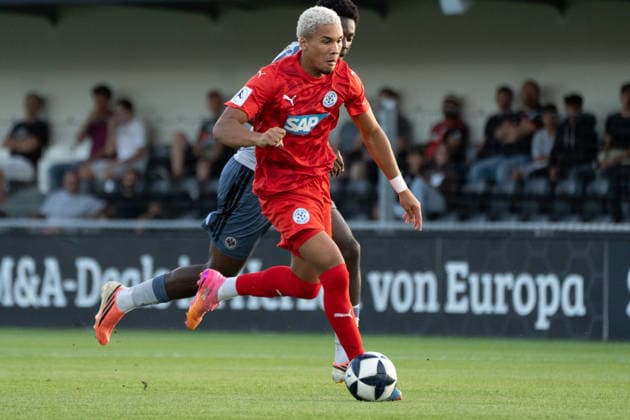 04.09.2026, xhfmx, Fussball Regionalliga Suedwest, Eintracht Frankfurt II - FC-Astoria Walldorf Kenny Freßle (FC-Astoria Walldorf) Dreieich