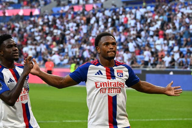 Football : Olympique Lyonnais v Auxerre - French ligue 1- 04 09 2026 Lois OPENDA of Lyon during the French ligue 1 match between Olympique Lyonnais and Auxerre at Groupama Stadium Decines Charpieu Lyon on September 04, 2026 , France LYONFrance  Copyright: xMouradxAllilix