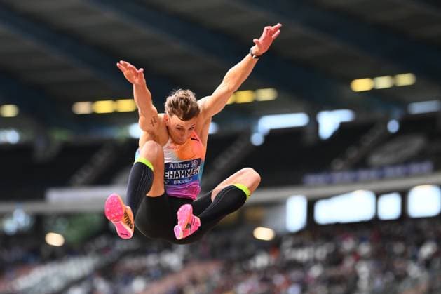 Memorial Van Damme 2025 - Wanda Diamond League - day 1 BRUSSELS, BELGIUM - SEPTEMBER 04 : Ehammer long jump during day 1 of the 50th edition of the 2026 IAAF Wanda Diamond League Allianz Memorial Van Damme athletics meeting in the King Baudouin Stadium in on September 4, 2026 in Brussels, Belgium, 04 09 2026 Brussels Belgium  Copyright: xGvgx