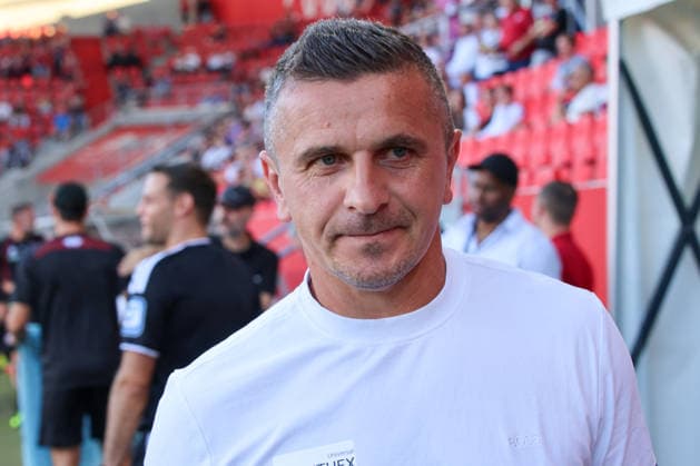 Trainer Mersad Selimbegovic (Cheftrainer Alemannia Achen) vor dem Spiel FC Ingolstadt 04 gegen Alemannia Aachen am 04.09.2026, DFB regulations prohibit any use of photographs as image sequences and or quasi-video. GER, Fussball, 3. Liga, Spieltag 4, FC Ingolstadt 04 gegen Alemannia Aachen, 04.09.2026, Audi Sportpark Ingolstadt Copyright: xEibner-Pressefoto OliverxSTRISCHx EP-OSH