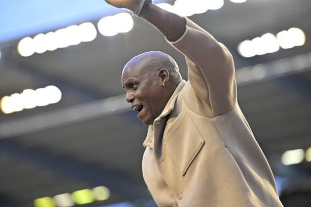 Memorial Van Damme 2025 - Wanda Diamond League - day 1 BRUSSELS, BELGIUM - SEPTEMBER 04 : Carl Lewis during day 1 of the 50th edition of the 2026 IAAF Wanda Diamond League Allianz Memorial Van Damme athletics meeting in the King Baudouin Stadium in on September 4, 2026 in Brussels, Belgium, 04 09 2026 Brussels Belgium  Copyright: xSesx