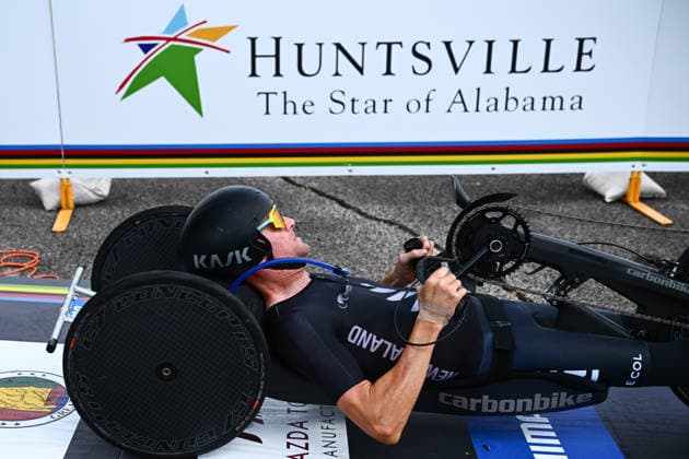 2026 UCI Para-cycling Road World Championships Picture by Olly Hassell SWpix.com - 04 09 2026 - Cycling - 2026 UCI Para-cycling Road World Championships - Huntsville, Alabama, United States of America - Men H2 Individual Time Trial (ITT) - Rory Mead (New Zealand) Huntsville Cummings Research Park United States of America Copyright: x xSWpix.comx(t axPhotographyxHubxLtd)xOllyxHassell SWpix.comx SWP-3030-22122