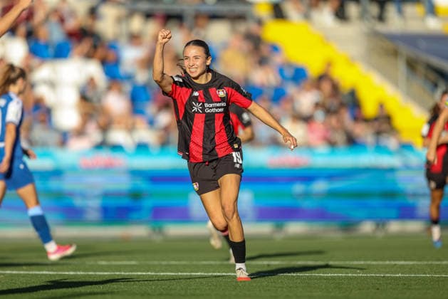 GER, Sinsheim, TSG Hoffenheim vs Bayer 04 Leverkusen, Google Pixel Frauen Bundesliga, Fussball, DFB, Spielzeit 2026 2027, Dietmar Hopp Stadion, 3. Spieltag im Bild: Loreen Bender (Bayer 04 Leverkusen Frauen 19) erzielt den Treffer zum 0:1, Tor, Jubel und Freude, Emotionen DFB DFL REGULATIONS PROHIBIT ANY USE OF PHOTOGRAPHS AS IMAGE SEQUENCES AND OR QUASI-VIDEO, 04.09.2026 *** GER, Sinsheim, TSG Hoffenheim vs. Bayer 04 Leverkusen, Google Pixel Women s Bundesliga, Soccer, DFB, 2026–2027 Season, Dietmar Hopp Stadium, Matchday 3 in pictures: Loreen Bender of Bayer 04 Leverkusen Women’s Team 19 scores the goal to make it 0–1, Goal, Celebration and joy, emotions. DFB and DFL regulations prohibit any use of photographs as image sequences and or quasi-video. April 9, 2026 Copyright: HMBxMedia HendrikxHamelau