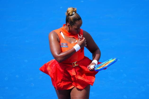 Taylor Townsend in third round action 2026 US Open, Day Six, USTA Billie Jean King National Tennis Center, New York, USA - 04 Sep 2026New York USTA Billie Jean King National T New York (NY) United States of America EDITORIAL USE ONLY No use with unauthorised audio, video, data, fixture lists, club league logos or live services. Online in-match use limited to 120 images, no video emulation. No use in betting, games or single club league player publications.  Copyright: xJavierxGarcia Shutterstockx 17133421ad