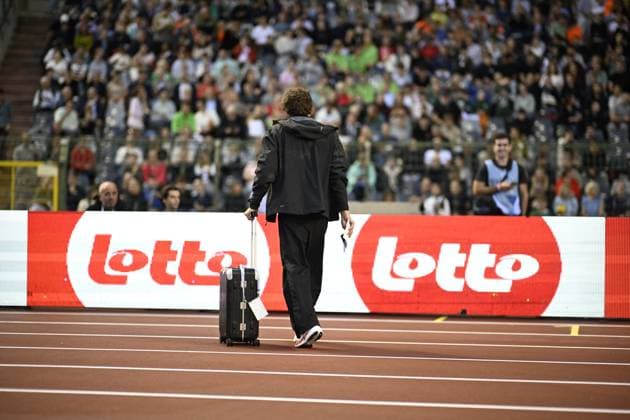 Swedish pole vaulter Armand Mondo Duplantis leaves the men s pole vault competition, at the 50th edition of the Memorial Van Damme Diamond League athletics event in Brussels, Friday 4 September 2026. JASPERxJACOBS  x185254767x
