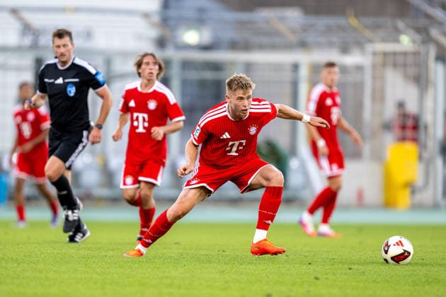 , FC Bayern II vs. VfB Eichstaett, Fussball, Regionalliga Bayern, 7. Spieltag, 04.09.2026 DFB regulations prohibit any use of photographs as image sequences and or quasi-video Muenchen Bayern Deutschland