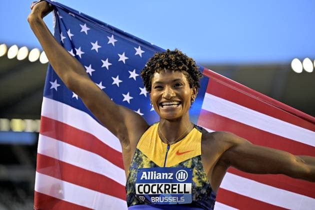 Memorial Van Damme 2025 - Wanda Diamond League - day 1 BRUSSELS, BELGIUM - SEPTEMBER 04 : COCKRELL Anna USA 400m hurdles during day 1 of the 50th edition of the 2026 IAAF Wanda Diamond League Allianz Memorial Van Damme athletics meeting in the King Baudouin Stadium in on September 4, 2026 in Brussels, Belgium, 04 09 2026 Brussels Belgium  Copyright: xSesx
