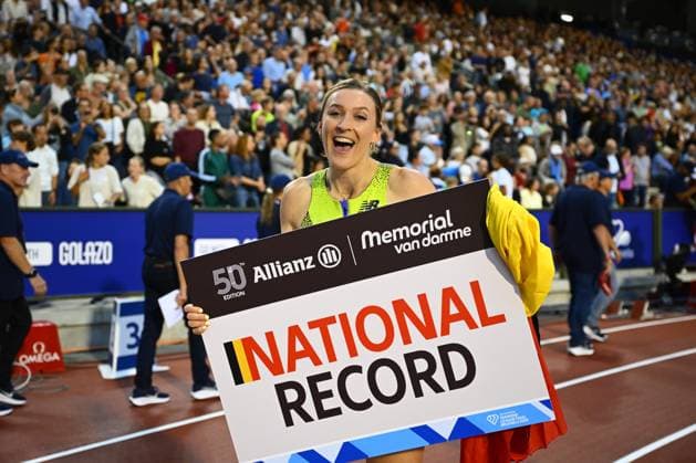 Memorial Van Damme 2025 - Wanda Diamond League - day 1 BRUSSELS, BELGIUM - SEPTEMBER 04 : Couckuyt Paulien (BEL) during day 1 of the 50th edition of the 2026 IAAF Wanda Diamond League Allianz Memorial Van Damme athletics meeting in the King Baudouin Stadium in on September 4, 2026 in Brussels, Belgium, 04 09 2026 Brussels Belgium  Copyright: xGvgx