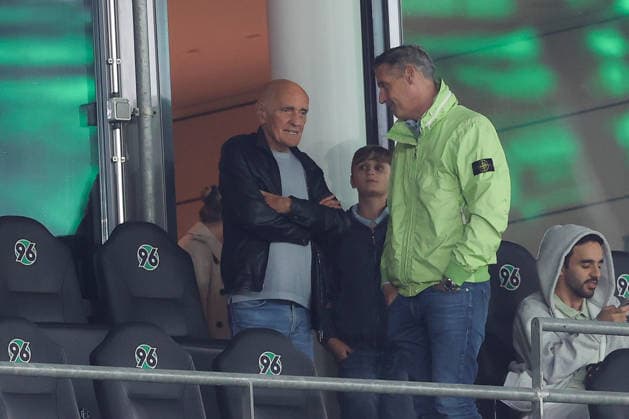 04.09.2026, xtgx, Fussball 2. Bundesliga, Hannover 96 - Karlsruher SC, v.l. Martin Kind (DFL DFB REGULATIONS PROHIBIT ANY USE OF PHOTOGRAPHS as IMAGE SEQUENCES and or QUASI-VIDEO) Hannover *** September 4, 2026, xtgx, Soccer 2. Bundesliga, Hannover 96 vs. Karlsruher SC, from left: Martin Kind. DFL and DFB regulations prohibit any use of photographs as image sequences and or quasi-video. Hannover