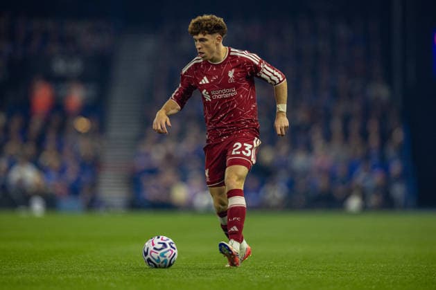 Football - FA Premier League - Ipswich Town v Liverpool FC IPSWICH, ENGLAND - Friday, September 4, 2026: Liverpool s Victor Munoz during the FA Premier League match between Ipswich Town FC and Liverpool FC at Portman Road. (Photo by David Rawcliffe Propaganda) IPSWICH Portman Road SUFFOLK ENGLAND  Copyright: xDavidxRawcliffex P2026-09-04-Ipswich_Liverpool-50