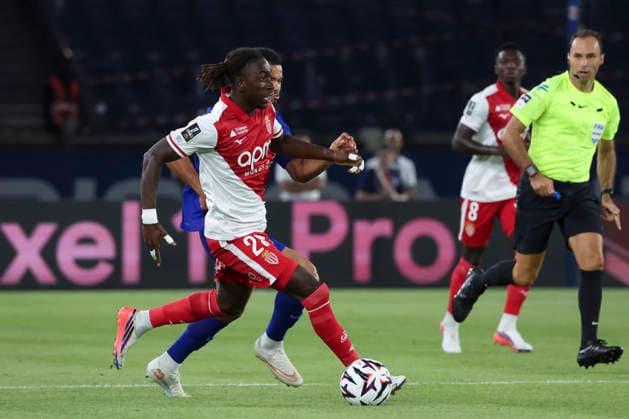 FOOTBALL : Paris Saint Germain Vs AS Monaco - Ligue 1 - 04 09 2026 Mamadou Coulibaly (AS Monaco) ParisFrance  Copyright: xMichaelxBaucherx