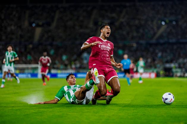 Real Betis Balompie vs Real Madrid CF - LaLiga EA Sports - 04 09 2026 Jude Bellingham of Real Madrid CF during the LaLiga EA Sports match between Real Betis Balompie and Real Madrid CF at La Cartuja Stadium on September 04, 2026 in Sevilla, Spain. Sevilla Spain Copyright: xPabloxGarciaxSacristan PGSxPhotoxAgencyx