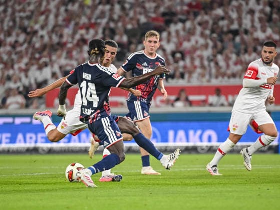 Bilal El Khannouss (VfB Stuttgart) Torschuss zum 1:0 waehrend des spiels der 1. Bundesliga zwischen VfB Stuttgart und 1. FC Koeln, MHPArena am 04. September 2026 in Stuttgart, Deutschland. (Foto von Harry Langer DeFodi Images) +++ Bilal El Khannouss (VfB Stuttgart) scores his team s first goal during the Bundesliga match between VfB Stuttgart and 1. FC Koeln at MHPArena on September 4, 2026 in Stuttgart, Germany. (Photo by Harry Langer DeFodi Images) DFB DFL REGULATIONS PROHIBIT ANY USE OF PHOTOGRAPHS AS IMAGE SEQUENCES AND OR QUASI-VIDEO. (Photo by Harry Langer DeFodi Images) DFB DFL REGULATIONS PROHIBIT ANY USE OF PHOTOGRAPHS AS IMAGE SEQUENCES AND OR QUASI-VIDEO. - *** Bilal El Khannouss of VfB Stuttgart takes a shot on goal to make it 1-0 during the Bundesliga match between VfB Stuttgart and 1. FC Köln, at the MHPArena on September 4, 2026, in Stuttgart, Germany. Photo by Harry Langer, DeFodi Images. Bilal El Khannouss of VfB Stuttgart scores his team’s first goal during the Bundesliga match between VfB Stuttgart and 1. FC Köln at the MHPArena on September 4, 2026, in Stuttgart, Germany. Photo by Harry Langer, DeFodi Images. DFB and DFL regulations prohibit any use of photographs as image sequences and or quasi-video. Photo by Harry Langer, DeFodi Images. DFB and DFL regulations prohibit any use of photographs as imSEQUENCES AND OR QUASI-VIDEO