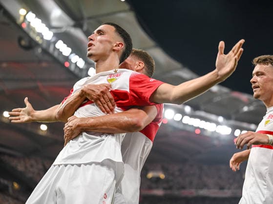 Bilal El Khannouss (VfB Stuttgart) Torjubel, jubelt nach seinem treffer zum 1:0 waehrend des spiels der 1. Bundesliga zwischen VfB Stuttgart und 1. FC Koeln, MHPArena am 04. September 2026 in Stuttgart, Deutschland. (Foto von Harry Langer DeFodi Images) +++ Bilal El Khannouss (VfB Stuttgart) celebrates after scoring his team s first goal during the Bundesliga match between VfB Stuttgart and 1. FC Koeln at MHPArena on September 4, 2026 in Stuttgart, Germany. (Photo by Harry Langer DeFodi Images) DFB DFL REGULATIONS PROHIBIT ANY USE OF PHOTOGRAPHS AS IMAGE SEQUENCES AND OR QUASI-VIDEO. (Photo by Harry Langer DeFodi Images) DFB DFL REGULATIONS PROHIBIT ANY USE OF PHOTOGRAPHS AS IMAGE SEQUENCES AND OR QUASI-VIDEO. - *** Bilal El Khannouss of VfB Stuttgart celebrates after scoring his team s first goal, making the score 1–0, during the Bundesliga match between VfB Stuttgart and 1. FC Köln, at the MHPArena on September 4, 2026, in Stuttgart, Germany. Photo by Harry Langer, DeFodi Images. Bilal El Khannouss of VfB Stuttgart celebrates after scoring his team’s first goal during the Bundesliga match between VfB Stuttgart and 1. FC Köln at the MHPArena on September 4, 2026 in Stuttgart, Germany. Photo by Harry Langer, DeFodi Images. DFB and DFL regulations prohibit any use of photographs as image sequences and or quasi-video. Photo by Harry Langer, DeFodi Images. DFB and DFL regulations prohibit any use of photographs as imSEQUENCES AND OR QUASI-VIDEO
