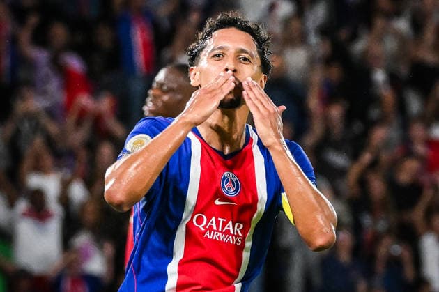 September 4, 2026, Paris, France, France: MARQUINHOS of PSG celebrates his goal during the Ligue 1 match between Paris Saint-Germain (PSG) and AS Monaco at Parc des Princes Stadium on September 04, 2026 in Paris, France. Paris France - ZUMAm308 20260904_zsp_m308_007 Copyright: xMatthieuxMirvillex